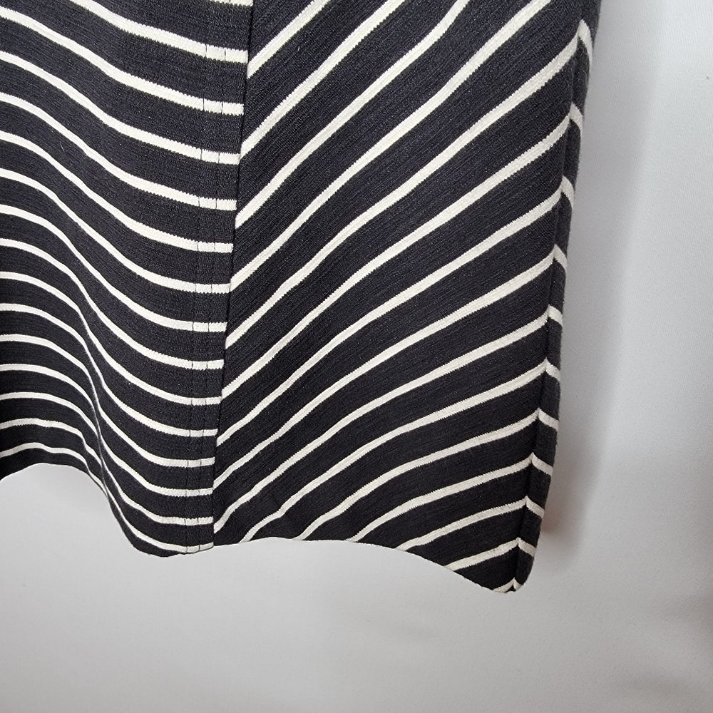 J. Crew Optical Illusion Black/White Striped Dress - Picture 8 of 15